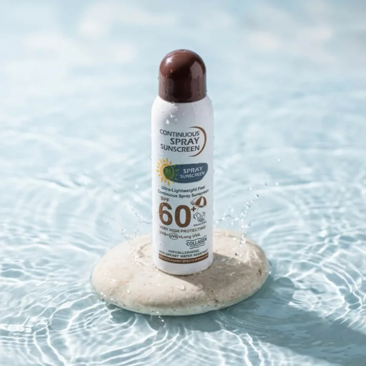اسپری ضدآفتاب SPF60 حجم 230 میلیلیتر