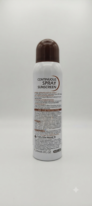 اسپری ضدآفتاب SPF60 حجم 230 میلیلیتر
