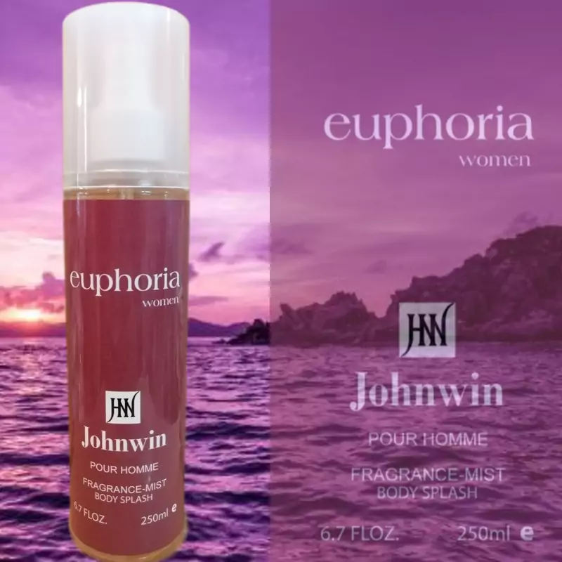 بادی اسپلش زنانه جانوین (Johnwins) مدل Euphoria حجم ۲۵۰ میلی‌لیتر