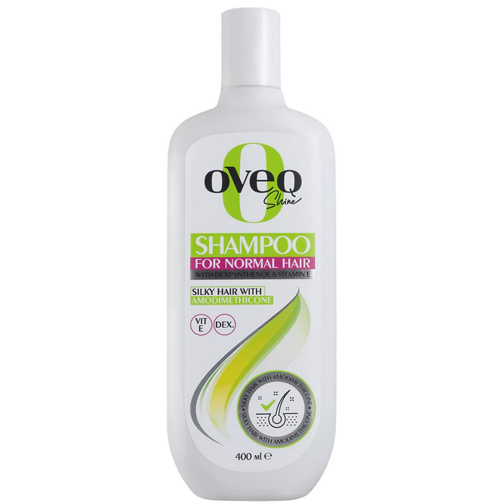شامپو موی سر اُوِک شاین (Oveq Shine) مخصوص موهای نرمال حجم ۴۰۰ میلی‌لیتر