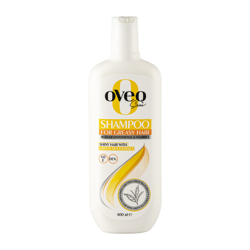 شامپو موی سر اُوِک شاین (Oveq Shine) مخصوص موهای چرب حاوی عصاره چای سبز حجم ۴۰۰ میلیلیتر