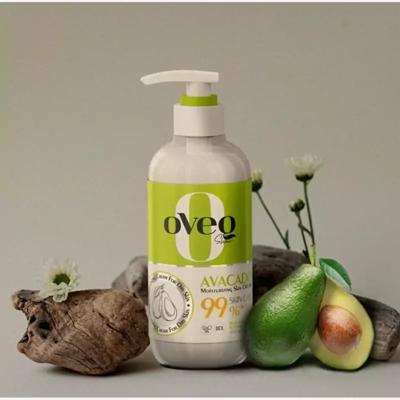 ​کرم مرطوب کننده و آبرسان دست و صورت اُوِک شاین (Oveq Shine) مدل آووکادو مخصوص پوست خشک حجم ۲۰۰ میلی‌لیتر