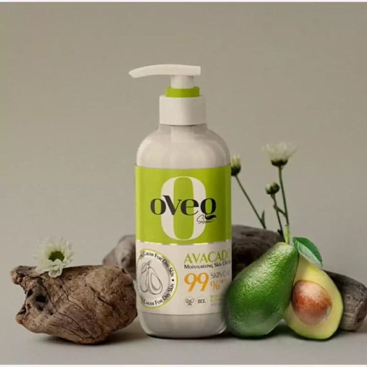 کرم مرطوب کننده و آبرسان دست و صورت اُوِک شاین (Oveq Shine) مدل آووکادو مخصوص پوست خشک حجم ۲۰۰ میلیلیتر