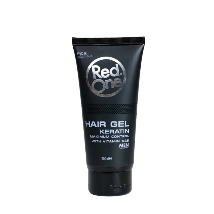 ژل موی مردانه ردوان (Red One) مدل کراتین (Platinum Black Series) حجم ۲۰۰ میلیلیتر