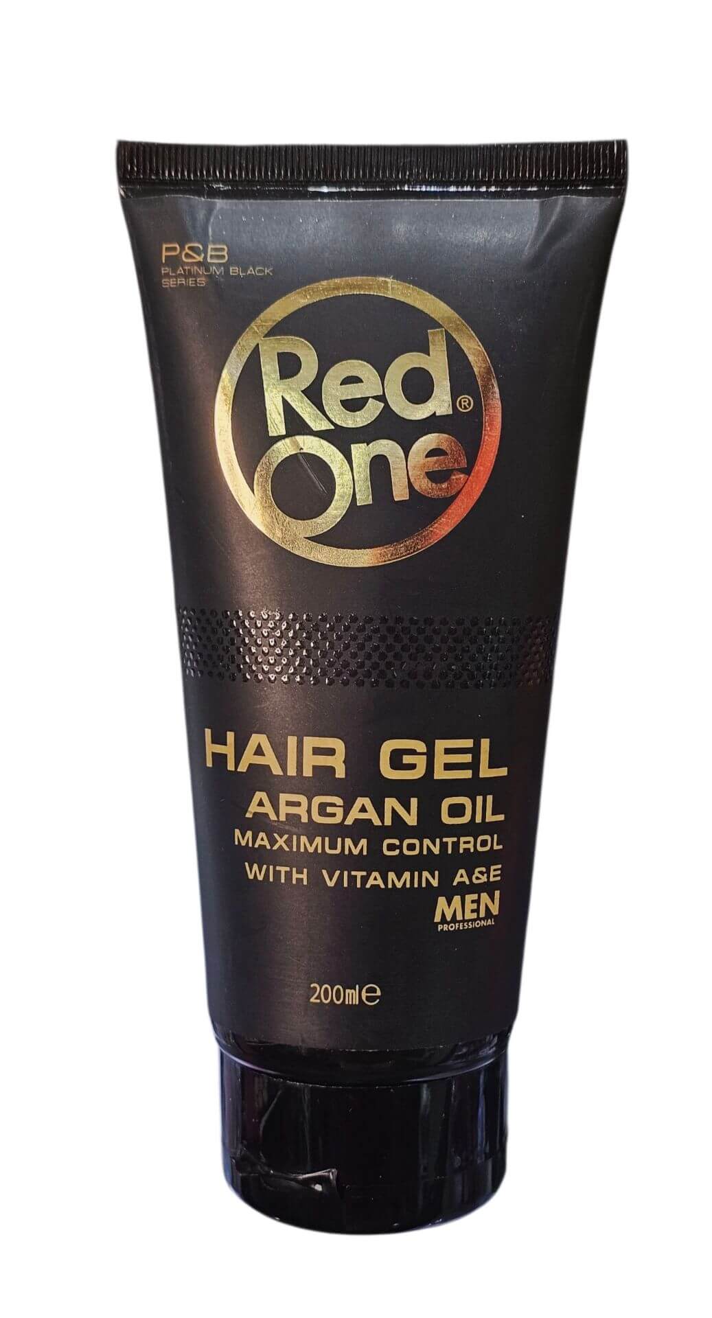 ​ژل موی مردانه ردوان (Red One) حاوی روغن آرگان مدل Platinum Black Series حجم ۲۰۰ میلی‌لیتر