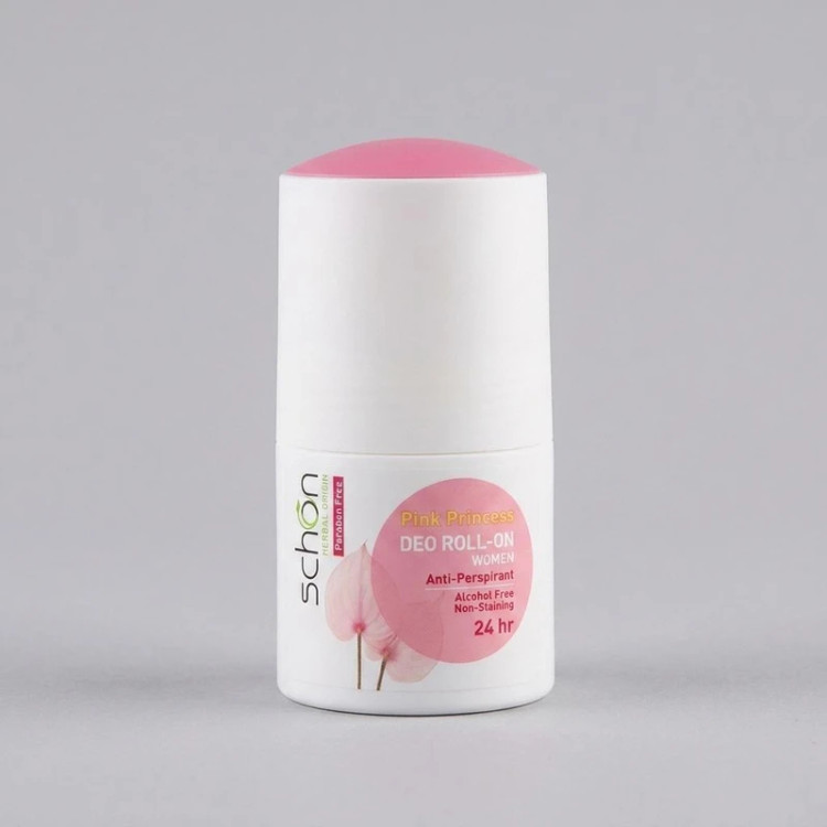 دئودورانت و رول ضد تعریق زنانه شون (Schon) مدل Pink Princess (پینک پرنسس) حجم ۵۰ میلیلیتر