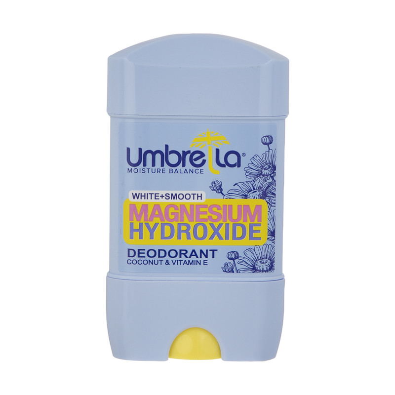 دئودورانت و ضد تعریق استیک آمبرلا (Umbrella) حاوی منیزیم، عصاره نارگیل و ویتامین E (مدل White + Smooth) حجم ۷۵ میلی‌لیتر