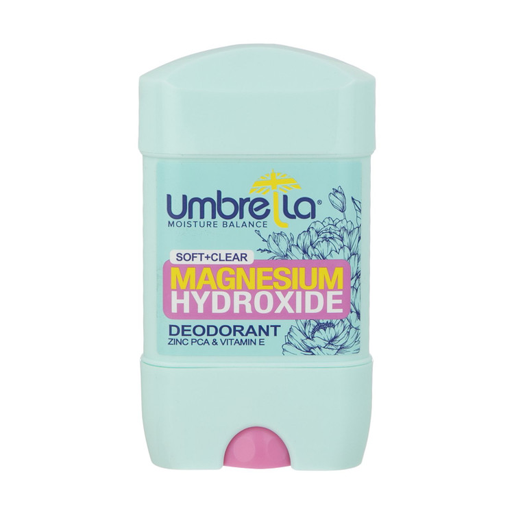 دئودورانت و ضد تعریق استیک زنانه آمبرلا (Umbrella) حاوی منیزیم، زینک و ویتامین E (مدل Soft + Clear) حجم ۷۵ میلیلیتر