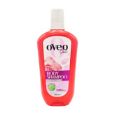 شامپو بدن اُوِک شاین (Oveq Shine) مناسب انواع پوست حاوی عصاره آلوئهورا و ویتامین E (رنگ صورتی) حجم ۴۰۰ میلیلیتر
