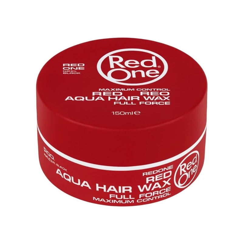 واکس موی ردوان (RedOne) مدل قرمز (Red Aqua Hair Wax) با قدرت نگهدارندگی کامل (Full Force) حجم ۱۵۰ میلی‌لیتر