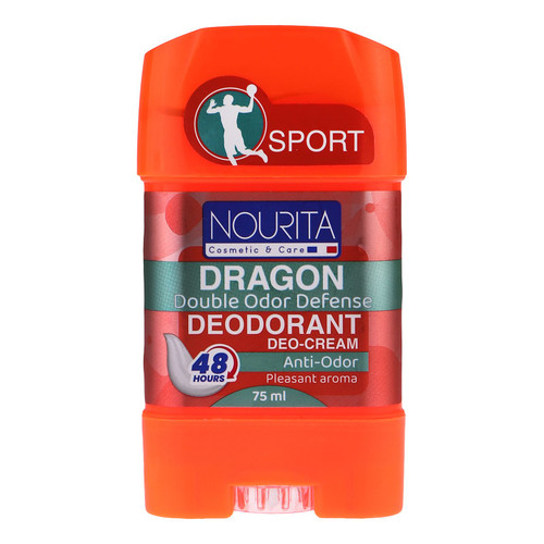 دئودورانت و استیک کرمی خوشبوکننده بدن نوریتا (Nourita) مدل Dragon (اسپورت) با ماندگاری ۴۸ ساعته حجم ۷۵ میلیلیتر