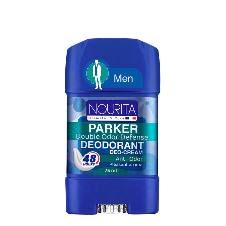 دئودورانت و استیک کرمی خوشبوکننده بدن نوریتا (Nourita) مدل Parker مخصوص آقایان با ماندگاری ۴۸ ساعته حجم ۷۵ میلیلیتر