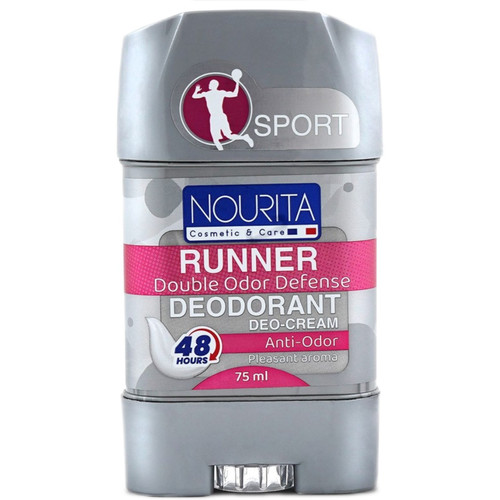 دئودورانت و استیک کرمی خوشبوکننده بدن نوریتا (Nourita) مدل Runner (اسپورت) با ماندگاری ۴۸ ساعته حجم ۷۵ میلیلیتر