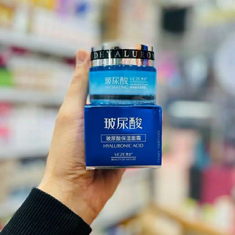 کرم آبرسان و مرطوبکننده صورت وزه (VEZE) حاوی هیالورونیک اسید وزن ۵۰ گرم