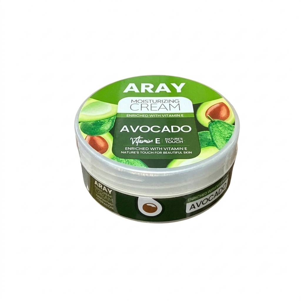 کرم مرطوب‌کننده دست و بدن آرای مدل Avocado حاوی ویتامین E حجم 250 میلی‌لیتر