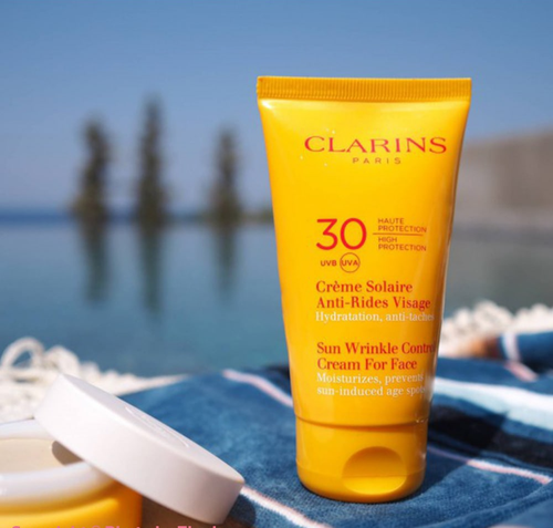کرم ضد آفتاب و ضد چروک صورت کلارنس (Clarins) با SPF 30 حجم 75 میلیلیتر