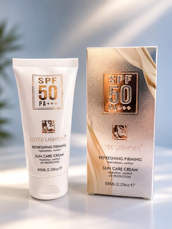 کرم ضد آفتاب و آبرسان استی لایتن (Estee Lighten) مدل Refreshing Firming با SPF 50 حجم 65 میلی‌لیتر